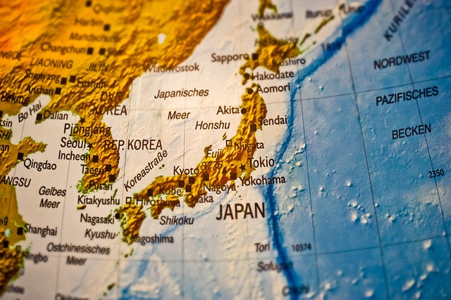 map of japan