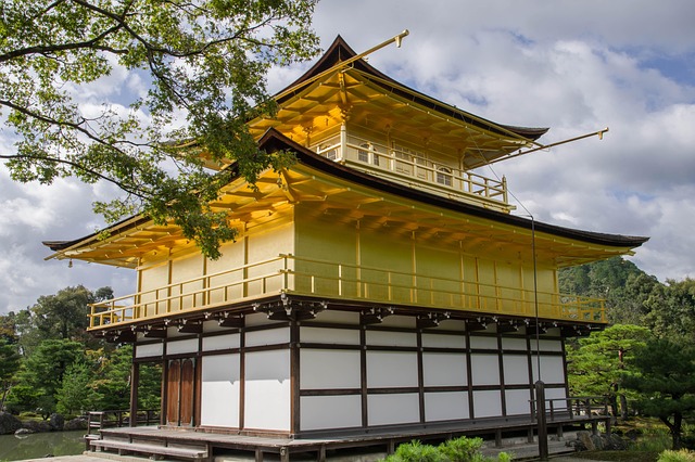 A serene temple in Kyoto
