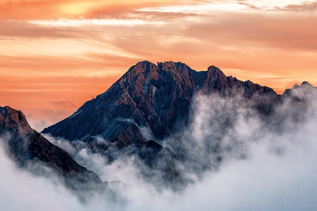 Mount Fuji during sunset